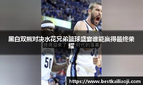 黑白双熊对决水花兄弟篮球盛宴谁能赢得最终荣耀